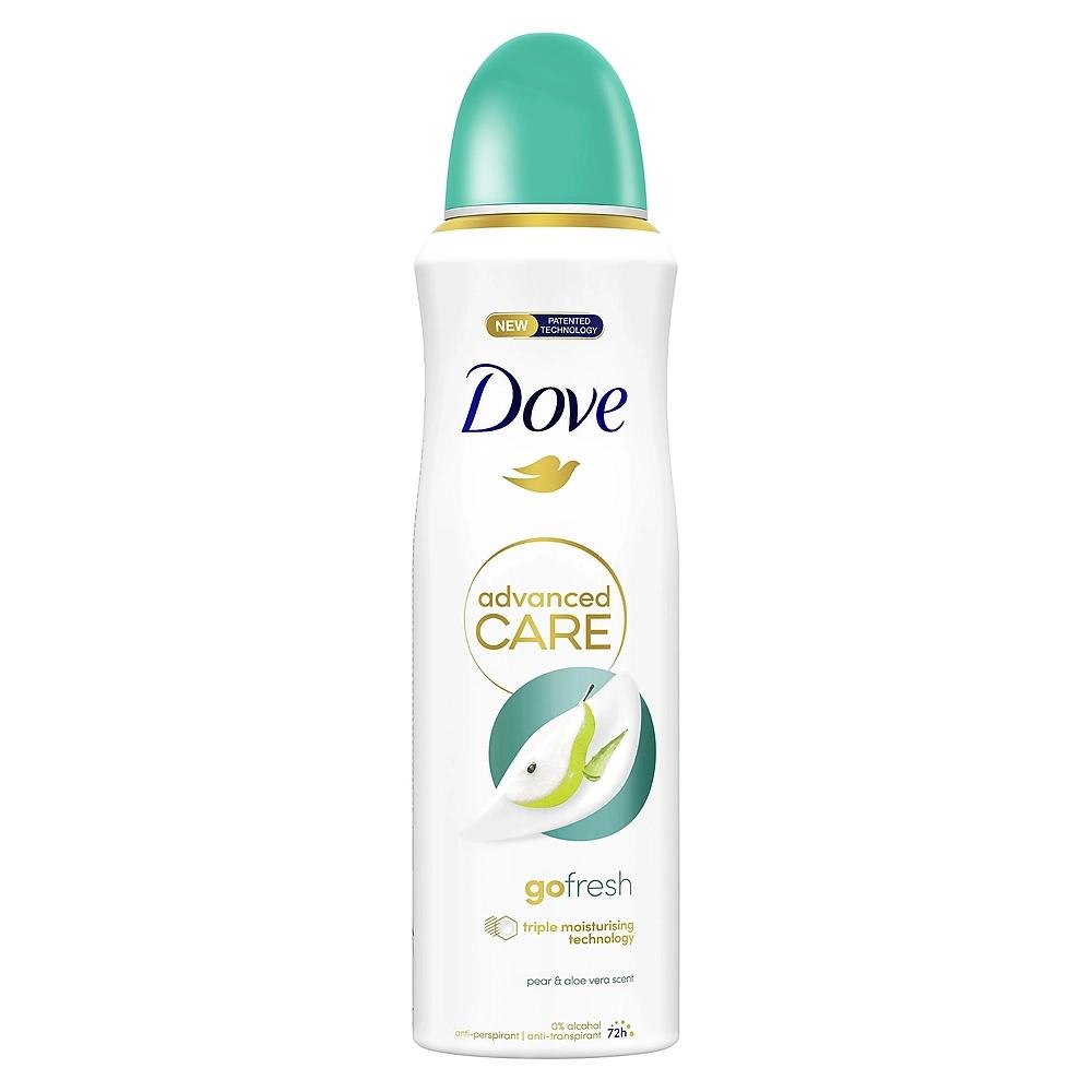 اسپری ضد تعریق داو مدل Advanced Care رایحه گلابی و آلوئه ورا حجم 150 میل