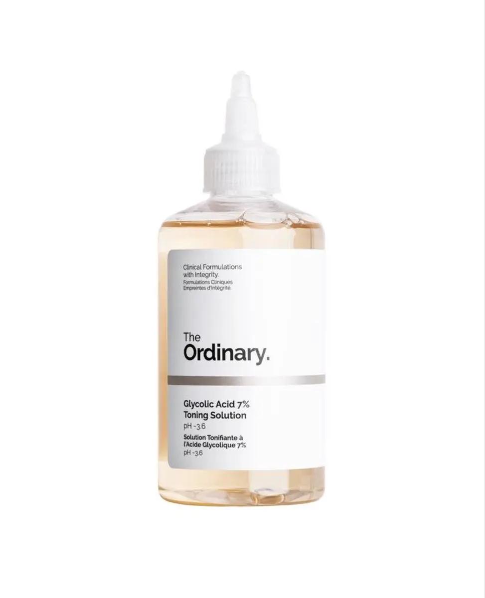 تونر لایهبردار و شفافکننده اوردینری مدل Glycolic Acid 7%، 240 میل