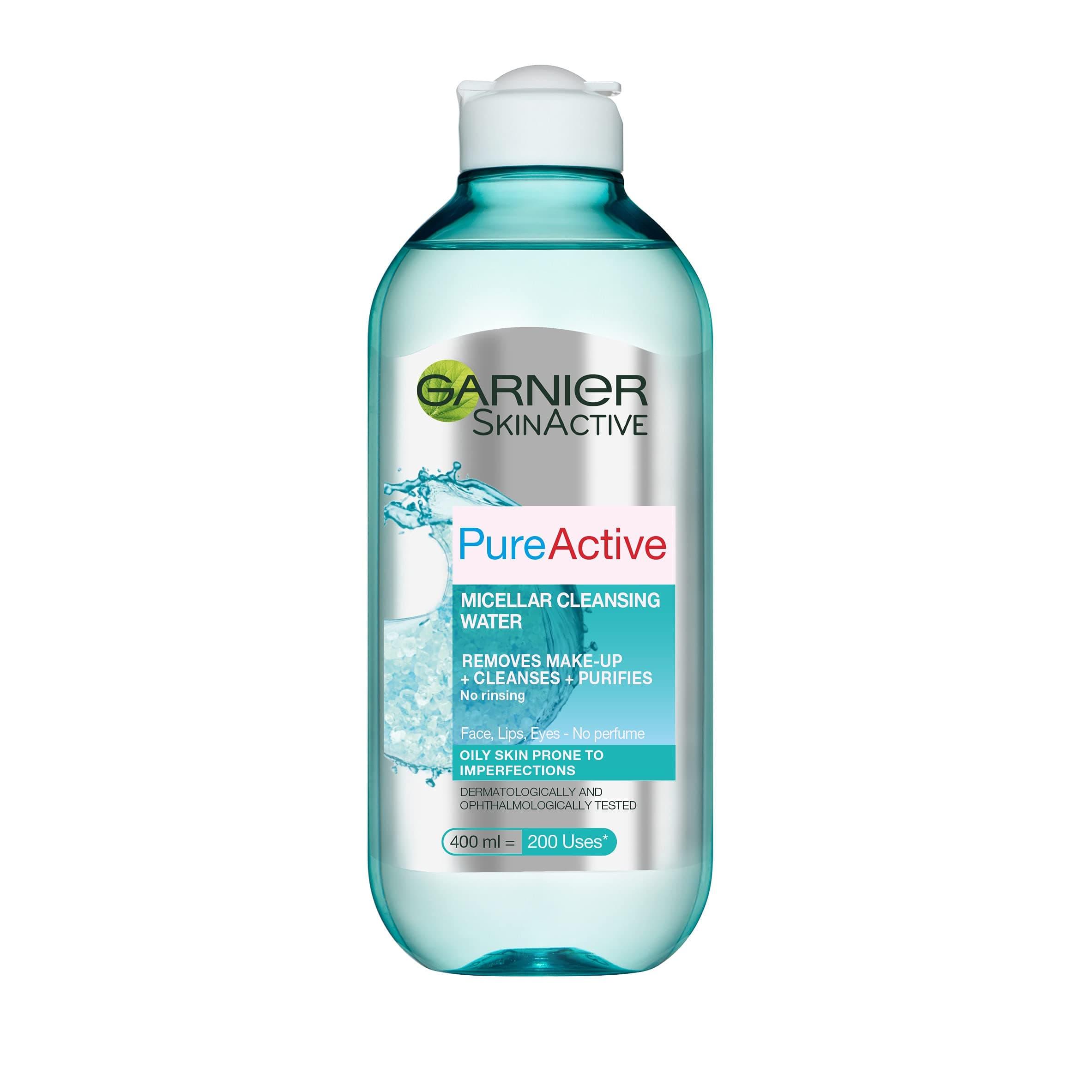 میسلار واتر گارنیر مدل Pure Active چهارصد میل (مخصوص پوست چرب)