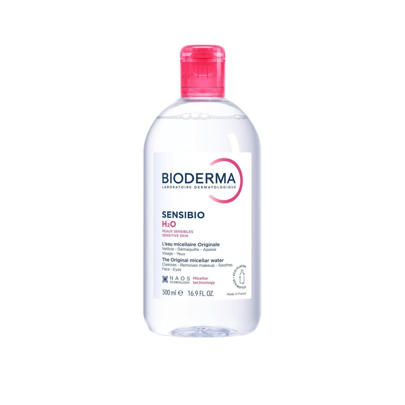 میسلار واتر بایودرما مدل Sensibio H2O (درب قرمز)