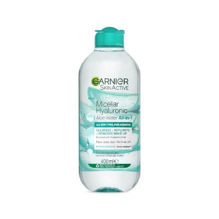 میسلار واتر آبرسان گارنیر مدل Skin Active Hyaluronic Aloe 400 میل