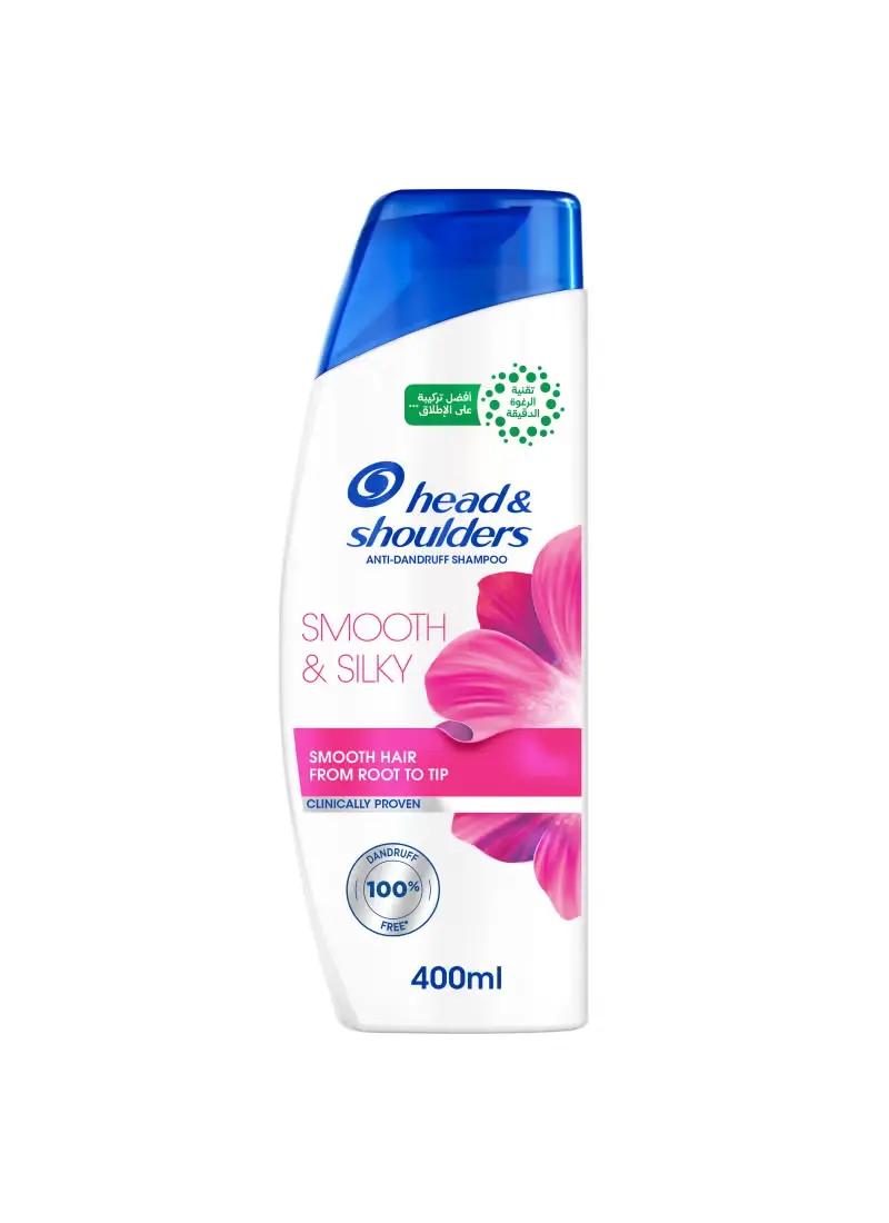 شامپو ضد شوره هد اند شولدرز مدل Smooth & Silky حجم 400 میل
